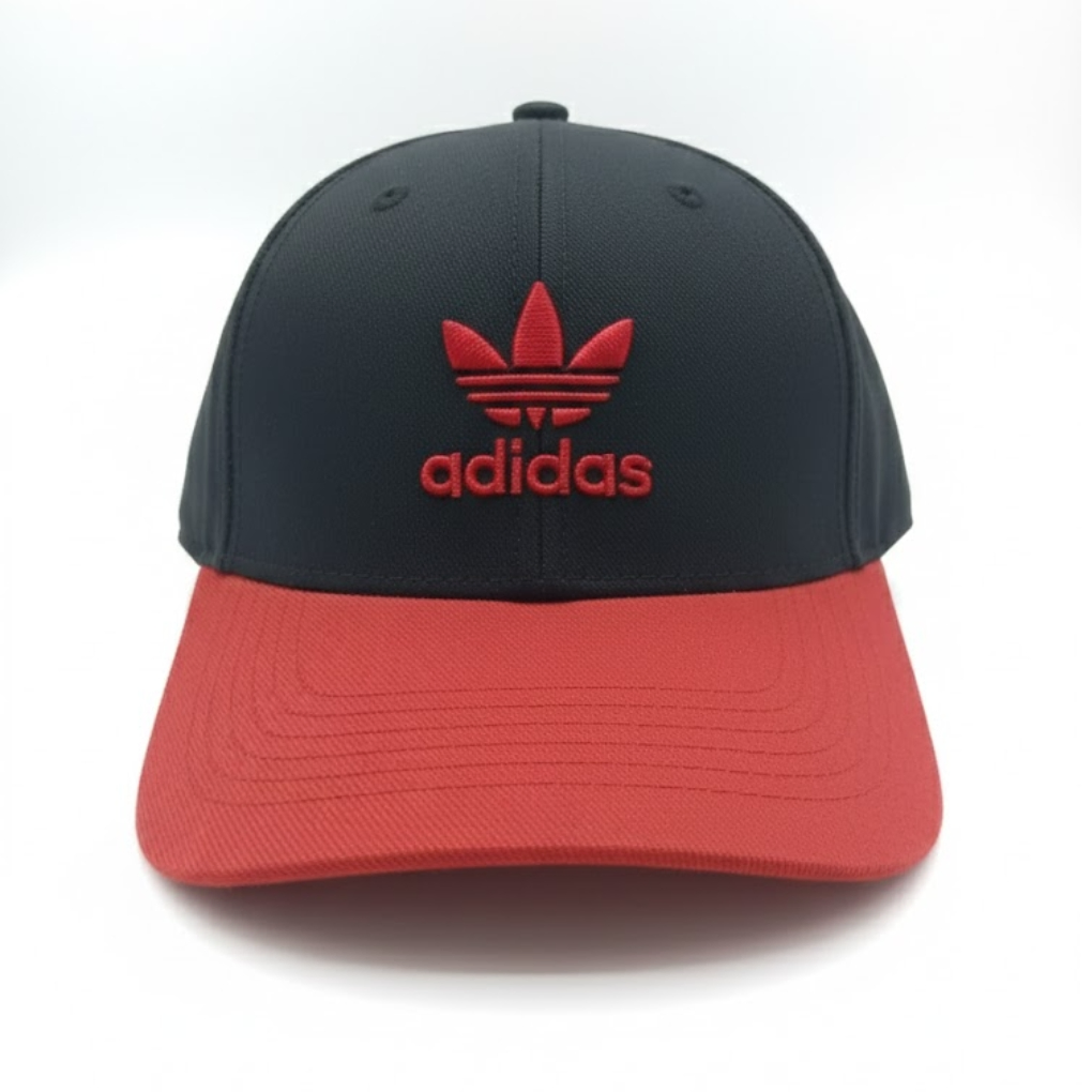 Adidas Originals Beacon 5.0 Snapback Hat –Black/Vivid Red